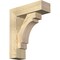 Ekena Millwork Merced Block Rough Sawn Bracket w/ Offset Brace, Douglas Fir, 6"W x 18"D x 22"H BKT0604X18X22MRC05RDF - alternate 1
